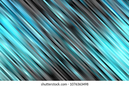 Light BLUE vector background with straight lines. Glitter abstract illustration with colored sticks. The template can be used as a background.