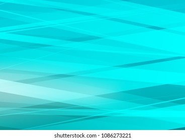 Light BLUE vector background with straight lines. Decorative shining illustration with lines on abstract template. Best design for your ad, poster, banner.
