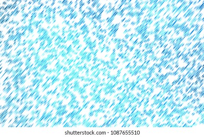 Light BLUE vector background with straight lines. Blurred decorative design in simple style with lines. The pattern can be used for busines ad, booklets, leaflets