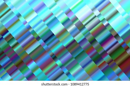 Light BLUE vector background with straight lines. Glitter abstract illustration with colored sticks. The pattern can be used for websites.