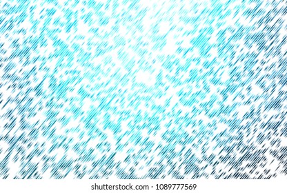 Light BLUE vector background with straight lines. Glitter abstract illustration with colored sticks. Smart design for your business advert.