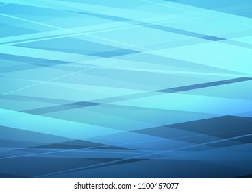 Light BLUE vector background with straight lines. Lines on blurred abstract background with gradient. The pattern can be used for busines ad, booklets, leaflets