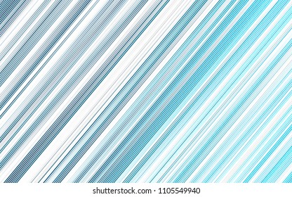 Light BLUE vector background with straight lines. Modern geometrical abstract illustration with staves. The pattern can be used for busines ad, booklets, leaflets