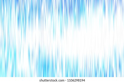 Light BLUE vector background with straight lines. Glitter abstract illustration with colored sticks. Best design for your ad, poster, banner.