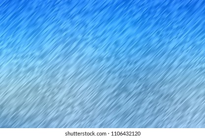 Light BLUE vector background with straight lines. Lines on blurred abstract background with gradient. The pattern can be used as ads, poster, banner for commercial.
