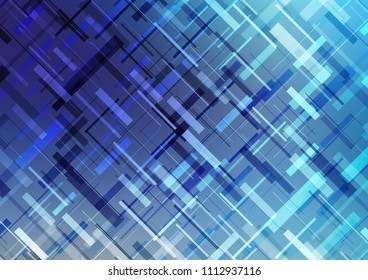 Light BLUE vector background with straight lines. Modern geometrical abstract illustration with staves. The pattern can be used for websites.