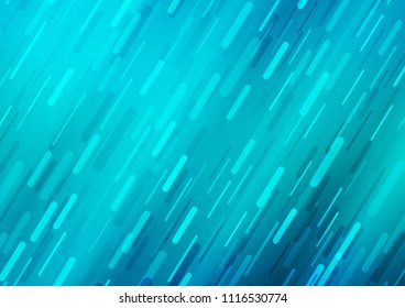 Light BLUE vector background with straight lines. Modern geometrical abstract illustration with staves. The pattern can be used as ads, poster, banner for commercial.
