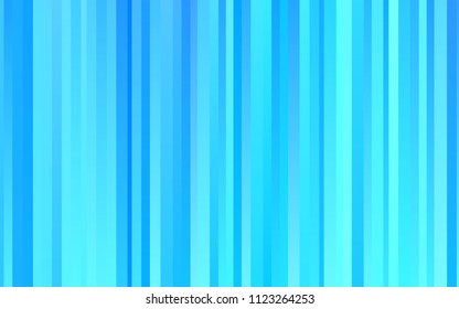 Light BLUE vector background with straight lines. Decorative shining illustration with lines on abstract template. The pattern can be used as ads, poster, banner for commercial.