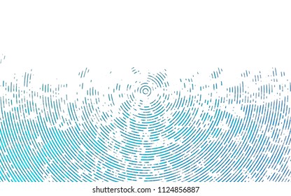 Light BLUE vector background with straight lines. Lines on blurred abstract background with gradient. The pattern can be used for busines ad, booklets, leaflets