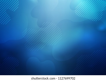 Light BLUE vector background with straight lines. Shining colored illustration with narrow lines. The pattern can be used for busines ad, booklets, leaflets