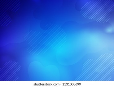 Light BLUE vector background with straight lines. Shining colored illustration with narrow lines. The pattern can be used for busines ad, booklets, leaflets