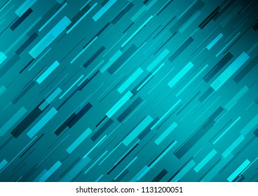 Light BLUE vector background with straight lines. Decorative shining illustration with lines on abstract template. The pattern can be used for busines ad, booklets, leaflets