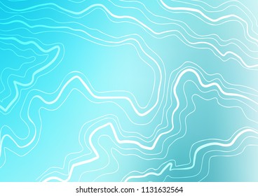 Light BLUE vector background with straight lines. Shining colored illustration with narrow lines. The template can be used as a background.
