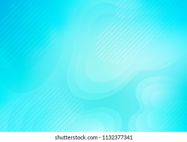 Light BLUE vector background with straight lines. Blurred decorative design in simple style with lines. The pattern can be used as ads, poster, banner for commercial.
