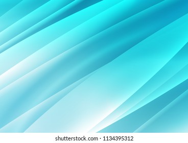 Light BLUE vector background with straight lines. Lines on blurred abstract background with gradient. The pattern can be used for websites.
