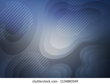 Light BLUE vector background with straight lines. Lines on blurred abstract background with gradient. Smart design for your business advert.