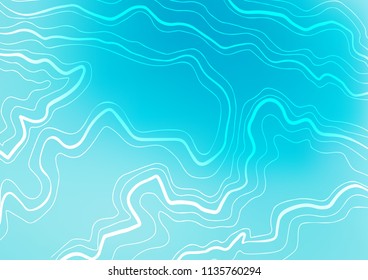 Light BLUE vector background with straight lines. Decorative shining illustration with lines on abstract template. The template can be used as a background.