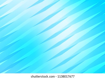 Light BLUE vector background with straight lines. Blurred decorative design in simple style with lines. Best design for your ad, poster, banner.