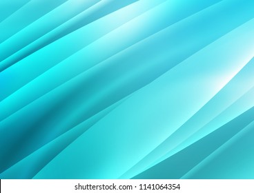 Light BLUE vector background with straight lines. Modern geometrical abstract illustration with staves. Smart design for your business advert.