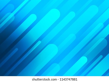Light BLUE vector background with straight lines. Shining colored illustration with narrow lines. The template can be used as a background.