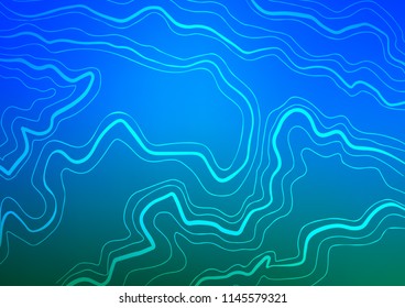 Light BLUE vector background with straight lines. Blurred decorative design in simple style with lines. Best design for your ad, poster, banner.