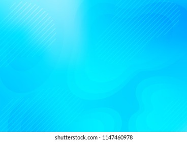 Light BLUE vector background with straight lines. Modern geometrical abstract illustration with staves. Best design for your ad, poster, banner.
