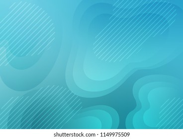 Light BLUE vector background with straight lines. Glitter abstract illustration with colored sticks. The pattern can be used for busines ad, booklets, leaflets