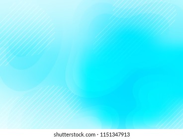 Light BLUE vector background with straight lines. Lines on blurred abstract background with gradient. The pattern can be used as ads, poster, banner for commercial.