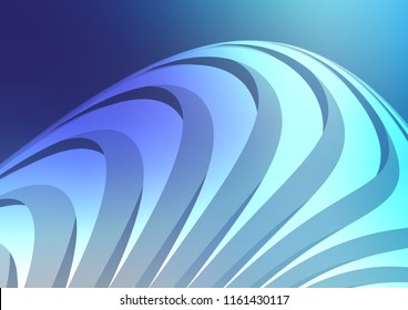 Light BLUE vector background with straight lines. Blurred decorative design in simple style with lines. The pattern can be used as ads, poster, banner for commercial.