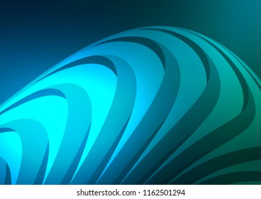Light BLUE vector background with straight lines. Blurred decorative design in simple style with lines. Best design for your ad, poster, banner.
