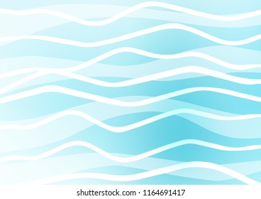 Light BLUE vector background with straight lines. Shining colored illustration with narrow lines. The pattern can be used for websites.
