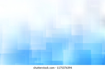 Light BLUE vector background with straight lines. Decorative shining illustration with lines on abstract template. Pattern for ads, posters, banners.