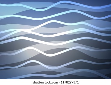 Light BLUE vector background with straight lines. Blurred decorative design in simple style with lines. Smart design for your business advert.