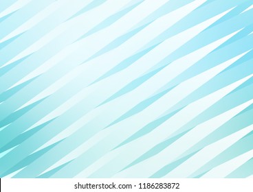 Light BLUE vector background with straight lines. Shining colored illustration with narrow lines. Smart design for your business advert.