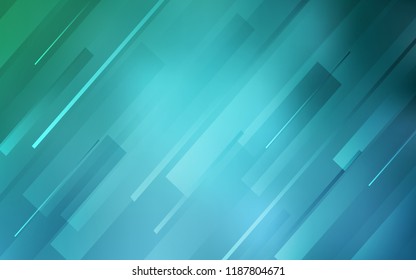 Light BLUE vector background with straight lines. Blurred decorative design in simple style with lines. The pattern for ad, booklets, leaflets.