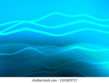 Light BLUE vector background with straight lines. Blurred decorative design in simple style with lines. Smart design for your business advert.