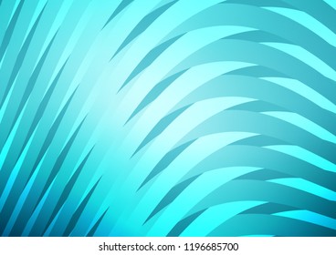Light BLUE vector background with straight lines. Lines on blurred abstract background with gradient. The pattern can be used for busines ad, booklets, leaflets