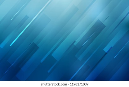 Light BLUE vector background with straight lines. Shining colored illustration with sharp stripes. Template for your beautiful backgrounds.