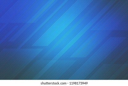 Light BLUE vector background with straight lines. Blurred decorative design in simple style with lines. Pattern for ads, posters, banners.