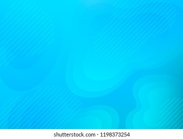 Light BLUE vector background with straight lines. Glitter abstract illustration with colored sticks. The pattern can be used for busines ad, booklets, leaflets