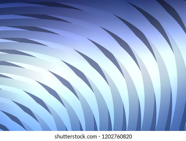 Light BLUE vector background with straight lines. Glitter abstract illustration with colored sticks. The pattern can be used for busines ad, booklets, leaflets
