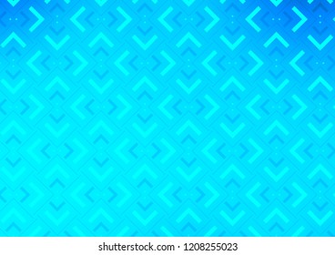Light BLUE vector background with straight lines. Glitter abstract illustration with colored sticks. The pattern can be used for busines ad, booklets, leaflets