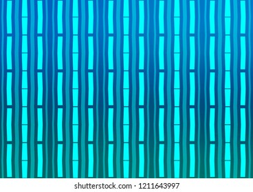 Light BLUE vector background with straight lines. Shining colored illustration with narrow lines. The template can be used as a background.
