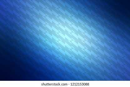 Light BLUE vector background with straight lines. Lines on blurred abstract background with gradient. Pattern for ad, booklets, leaflets.