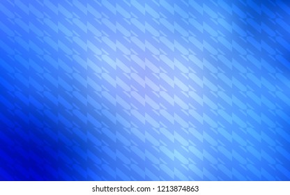 Light BLUE vector background with straight lines. Glitter abstract illustration with colorful sticks. Pattern for ads, posters, banners.
