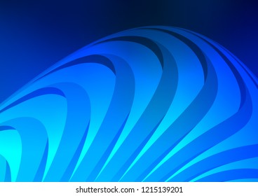 Light BLUE vector background with straight lines. Decorative shining illustration with lines on abstract template. The pattern can be used for busines ad, booklets, leaflets