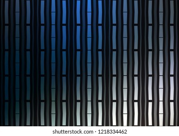 Light BLUE vector background with straight lines. Modern geometrical abstract illustration with staves. The pattern can be used for busines ad, booklets, leaflets