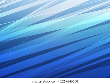 Light BLUE vector background with straight lines. Modern geometrical abstract illustration with staves. The pattern can be used for busines ad, booklets, leaflets