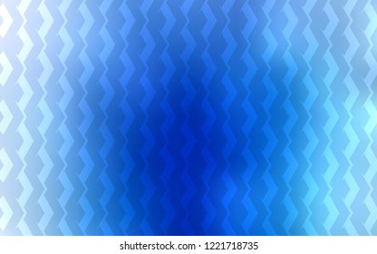 Light BLUE vector background with straight lines. Blurred decorative design in simple style with lines. Best design for your ad, poster, banner.
