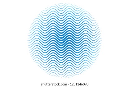 Light BLUE vector background with straight lines. Lines on blurred abstract background with gradient. Smart design for your business advert.